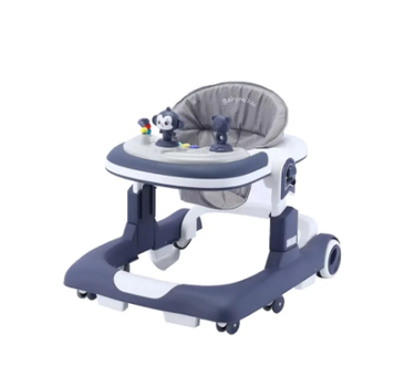 Multi-functional 3in1 Baby Monkey Musical Walker - Blue
